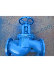 DIN ductile iron GGG40 flange globe valve